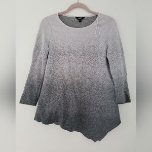 Simply vera vera wang sparkly gradient asymmetric sweater